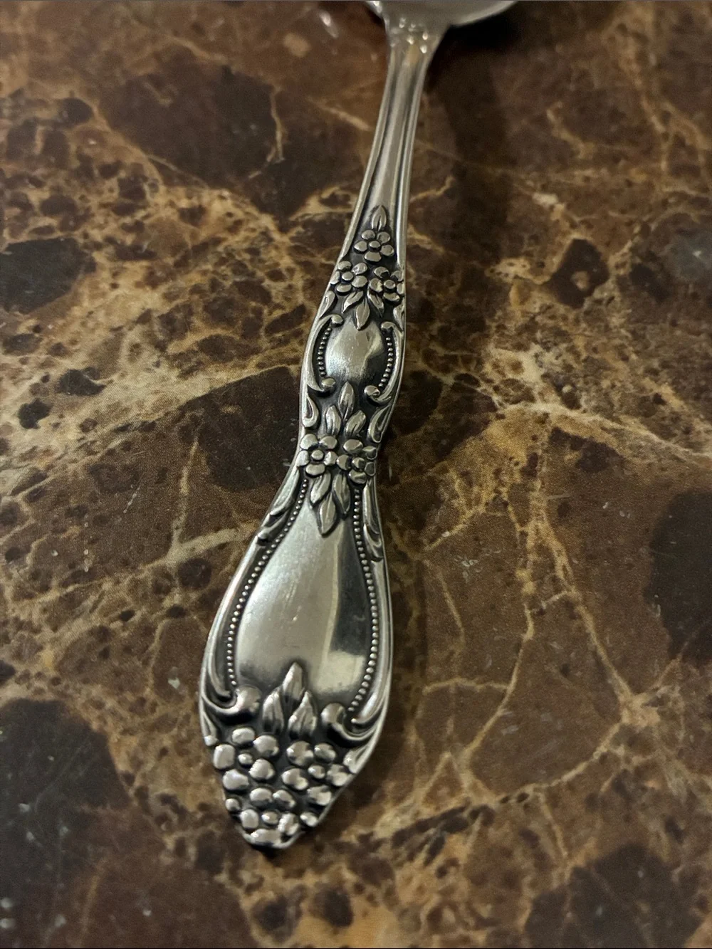 Oneida Huntington Floral-Handle Teaspoon Set of 4